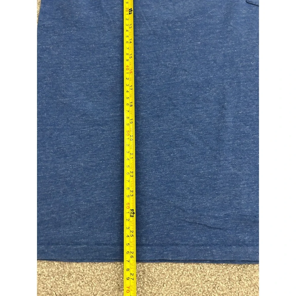 Polo Ralph Lauren Pocket T-Shirt Mens Large Blue Excellent Stretch Cotton Tee
